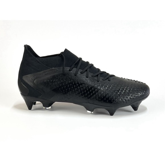 Adidas Predator Accuracy.1 SG Black Soccer Metal Cleats Men's Size 9 GW4581